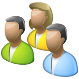 clipart group users left 160x160